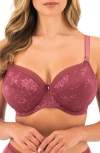 Fantasie Fusion Underwire Lace Side Support Bra In Rosewood