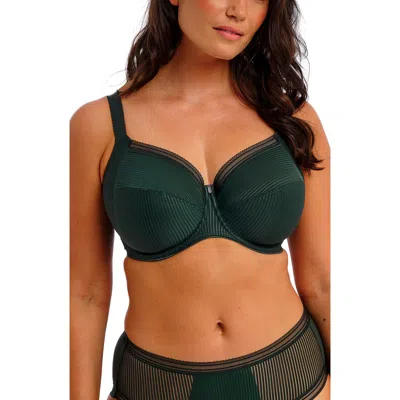 Fantasie Fusion Underwire Side Support Bra In Green