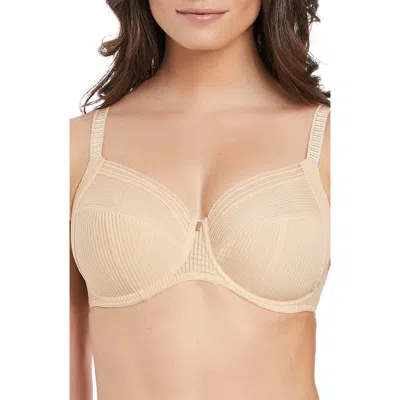 Fantasie Fusion Underwire Side Support Bra In Sand