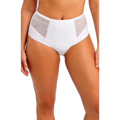 Fantasie Illusion High Waist Briefs In White