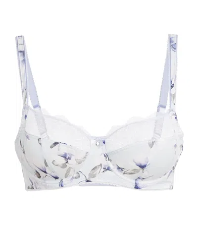 Fantasie Lace-trim Floral Lucia Balconette Bra In White