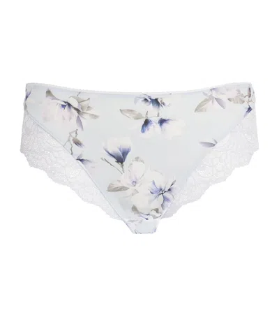 Fantasie Lace-trim Floral Lucia Briefs In White