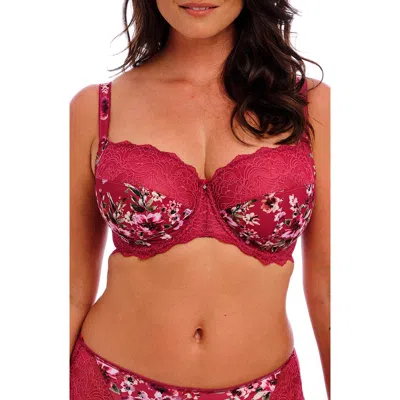 Fantasie Lucia Underwire Side Support Bra In Cherry