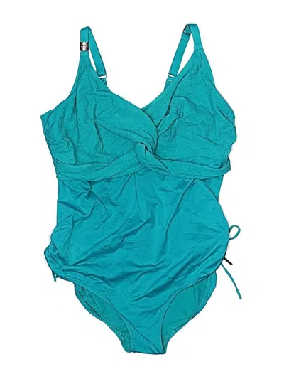 Pre-owned Fantasie One Piece Swimsuit In Blue