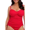 Fantasie Ottawa Underwire Twist Front Tankini Top In Radiant Red
