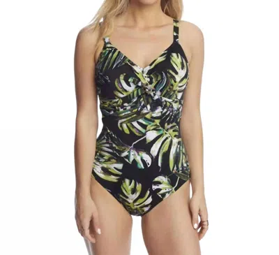 Fantasie Palm Valley One Piece In Black In Multi