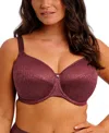 Fantasie Plus Size Demure Underwire Moulded Non Padded Bra In Purple