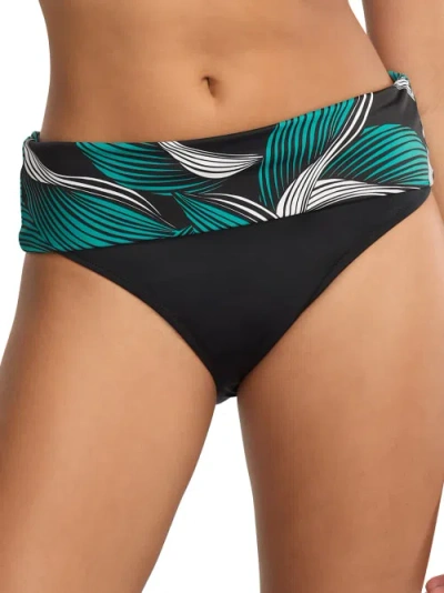 Fantasie Saint Lucia Fold-over Bikini Bottom In Black