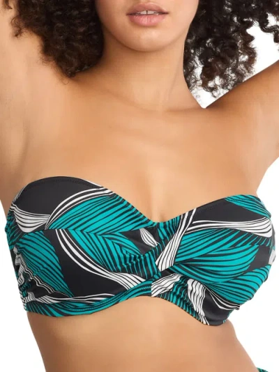 Fantasie Saint Lucia Twist Bandeau Bikini Top In Black