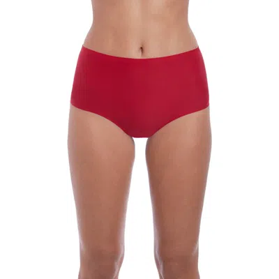 Fantasie Smoothease Invisible Stretch Full Briefs In Red