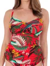 Fantasie Vilamoura Twist Front Tankini Top In Lollipop In Multi