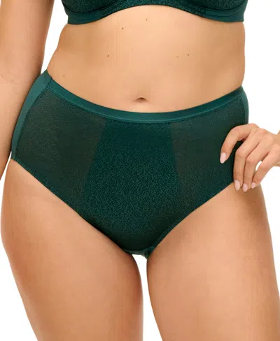 Fantasie Women's Demure Full Brief Underwear In Forest Green