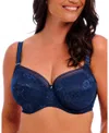 Fantasie Fusion Underwire Lace Side Support Bra In French Navy