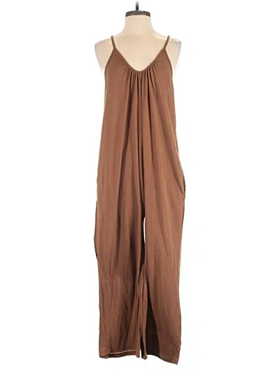 Pre-owned Fantaslook Jumpsuit In Brown