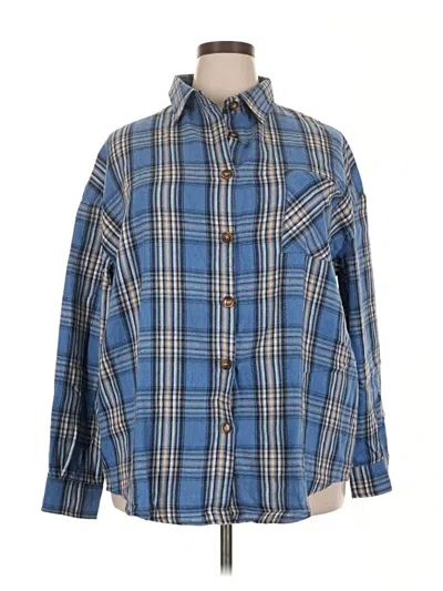 Pre-owned Fantaslook Long Sleeve Blouse In Blue