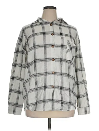 Pre-owned Fantaslook Long Sleeve Blouse In Gray