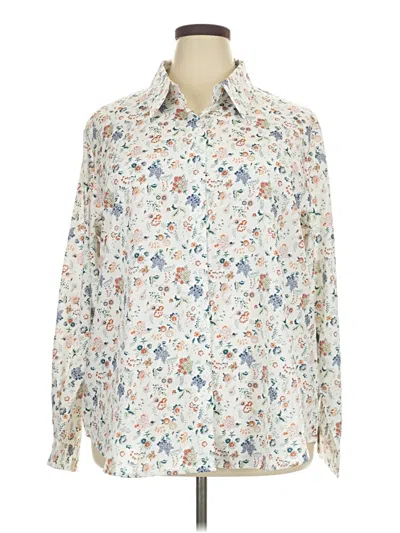 Pre-owned Fantaslook Long Sleeve Blouse In Ivory