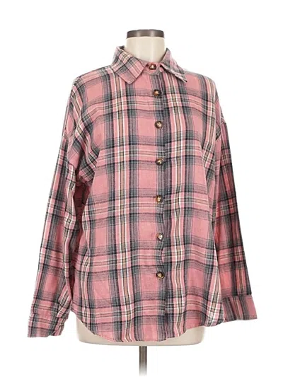 Pre-owned Fantaslook Long Sleeve Blouse In Pink