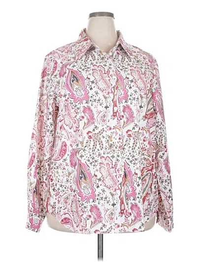 Pre-owned Fantaslook Long Sleeve Blouse In Pink