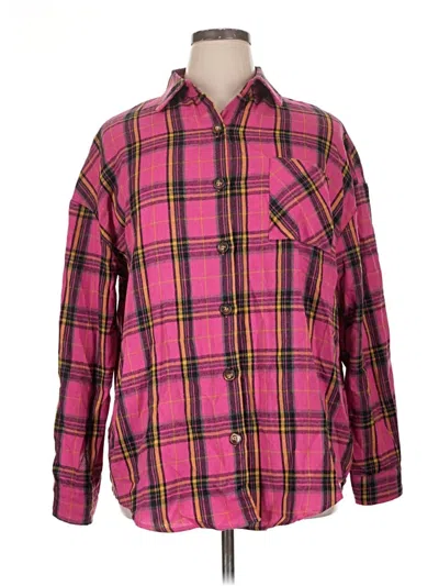 Pre-owned Fantaslook Long Sleeve Blouse In Pink