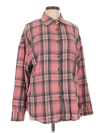 Pre-owned Fantaslook Long Sleeve Blouse In Pink