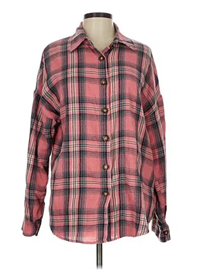 Pre-owned Fantaslook Long Sleeve Blouse In Red