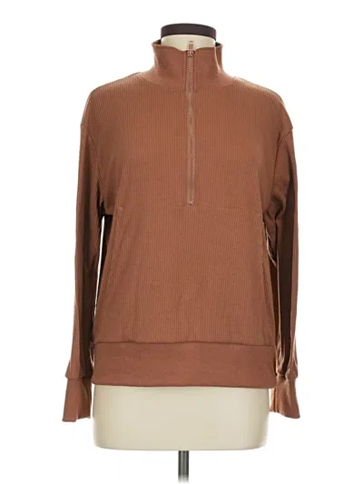 Pre-owned Fantaslook Long Sleeve Turtleneck In Brown