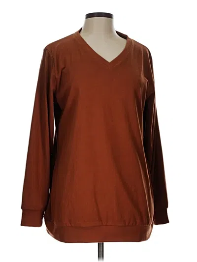 Pre-owned Fantaslook Pullover Sweater In Brown