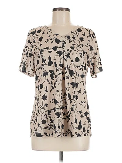 Pre-owned Fantaslook Short Sleeve Blouse In Ivory