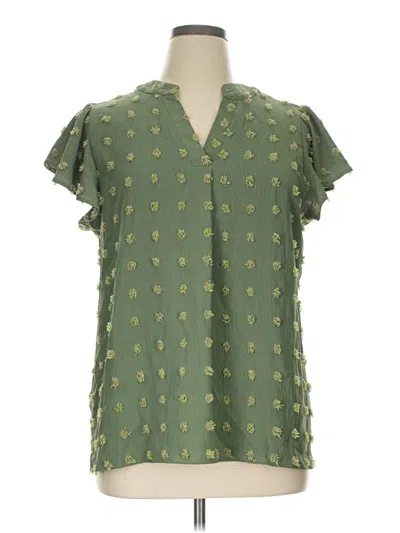Pre-owned Fantaslook Short Sleeve T-shirt In Green