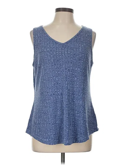 Pre-owned Fantaslook Tank Top Purple Cold Shoulder Neckline Tops
