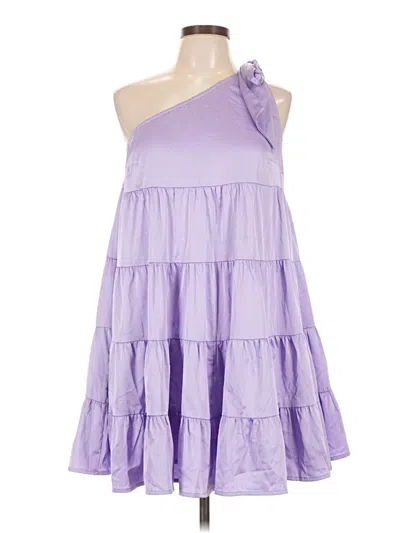 Pre-owned Fantastic Fawn Casual Dress In Purple