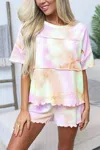 Fantastic Fawn Electric Dreams Tie Dye Set In Multi In Multi