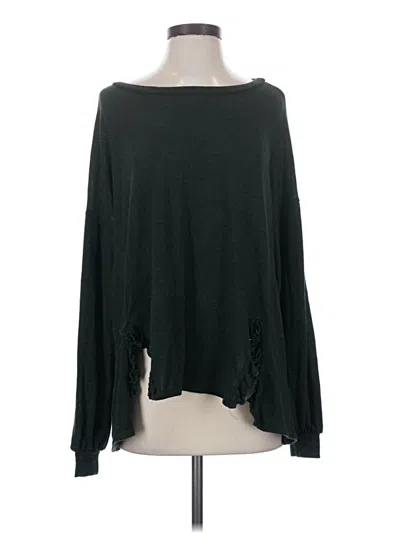 Pre-owned Fantastic Fawn Long Sleeve T-shirt In Green