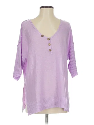 Pre-owned Fantastic Fawn Pullover Sweater In Purple