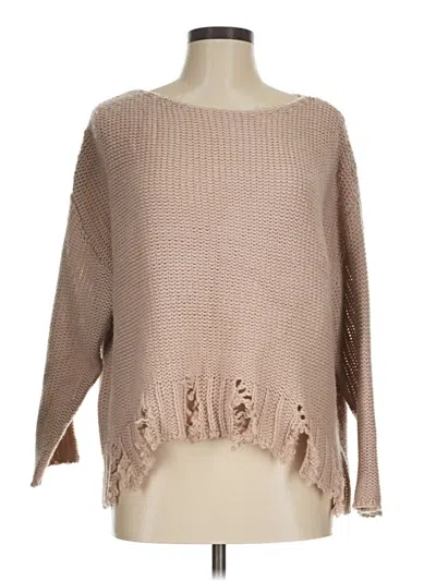 Pre-owned Fantastic Fawn Pullover Sweater In Tan