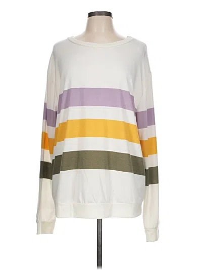 Pre-owned Fantastic Fawn Pullover Sweater In White