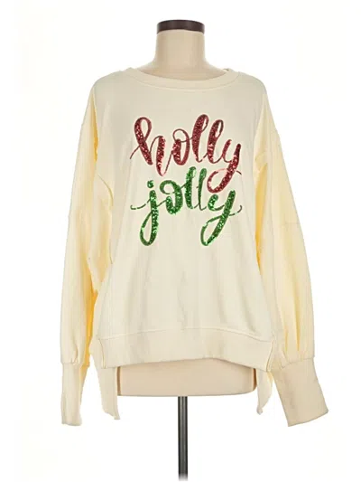 Pre-owned Fantastic Fawn Sweatshirt In Ivory