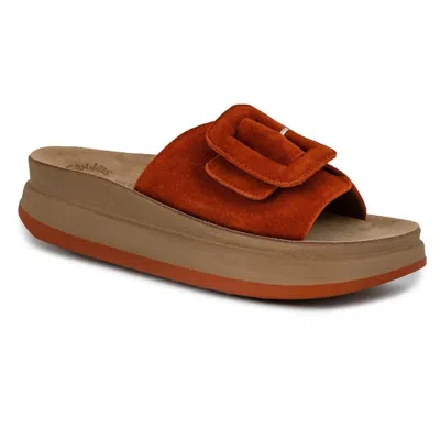 Fantasy Sandals Women's Vasileia Sandals In Mandarin Vino In Red