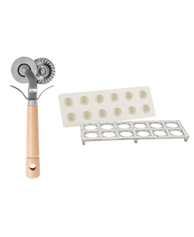 Fante’s Ravioli Maker And Double Pastry Ravioli Pasta Dough Cutter, The Italian Market Original Since 1906 In Ivory