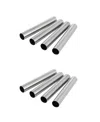 Fante’s Set Of 8 Cannoli Maker Forms, Stainless Steel The Italian Market Original Since 1906 In Silver
