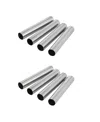 Fante’s Set Of 8 Mini Cannoli Maker Forms, Stainless Steel The Italian Market Original Since 1906 In Silver
