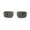 Faos Concept Men's Gold / Black / Grey Mycenae In Metalic Gold With Shade Grey Lenses In Multi