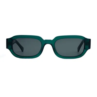 Faos Concept Men's Mykonos In Crystal Green With Algae Green Lenses