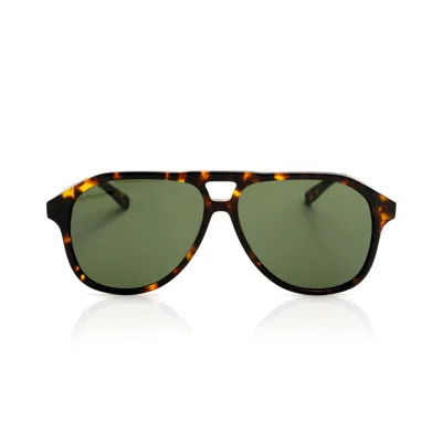 Faos Concept Men's Serifos In Marble Brown With Algae Green Lenses