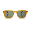 Faos Concept Men's Yellow / Orange Santorini In Electrum Amber With Algae Green Lenses