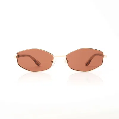 Faos Concept Women's Ariadne In Crystal Pink With Maroon Lenses