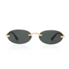 Faos Concept Women's Gold / Black Phaestus In Metalic Gold With Shade Grey Lenses In Multi