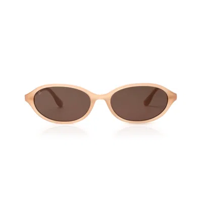 Faos Concept Women's Orange Donousa In Ambrosia Clay With Stone Brown Lenses