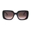 Faos Concept Women's Rhodes In Erevos Black With Purple Gradient Lenses